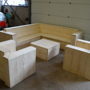 Wooden Scaffolding Lounge Set